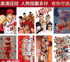 4 Styles 8PCS/SET 42*29CM Slam Dunk Cartoon Anime Paper Poster