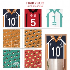 13 Styles 85*90CM Haikyuu Cartoon Color Printing Anime Door Curtain