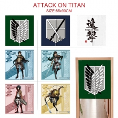 15 Styles 85*90CM Attack on Titan/Shingeki No Kyojin Cartoon Color Printing Anime Door Curtain