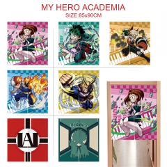 7 Styles 85*90CM My Hero Academia Cartoon Color Printing Anime Door Curtain