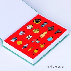 SPY×FAMILY Cartoon Alloy Keychain+Necklace Set