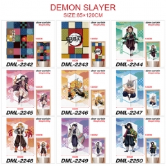 17 Styles 85*120CM Demon Slayer: Kimetsu no Yaiba Cartoon Color Printing Anime Door Curtain