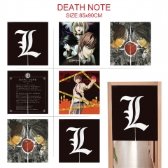 6 Styles 85*90CM Death Note Cartoon Color Printing Anime Door Curtain