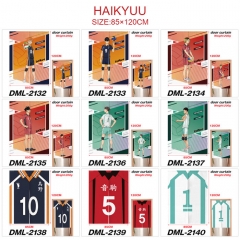 13 Styles 85*120CM Haikyuu Cartoon Color Printing Anime Door Curtain