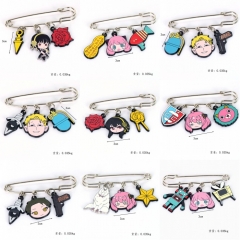 9 Styles SPY×FAMILY Cartoon Alloy Pin Anime Brooch