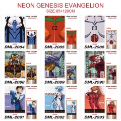 10 Styles 85*120CM EVA/Neon Genesis Evangelion Cartoon Color Printing Anime Door Curtain