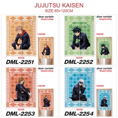 7 Styles 85*120CM Jujutsu Kaisen Cartoon Color Printing Anime Door Curtain