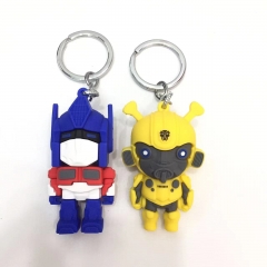 2 Styles Transformers Cartoon Cute Anime Figure Keychain