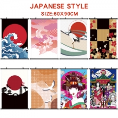 60*90cm 小挂画布画 日式-9款