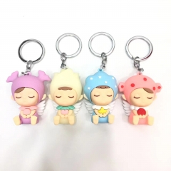 4 Styles Angel Baby Cartoon Cute Anime Figure Keychain