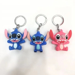 6 Styles Lilo & Stitch Stitch Cartoon Cute Anime Figure Keychain