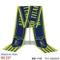 Attack on Titan/Shingeki No Kyojin Cartoon Flannelette Material Anime Scarf