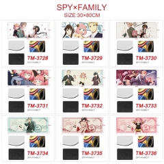 30*80CM 11 Styles SPY×FAMILY Color Printing Cartoon Anime Mouse Pad
