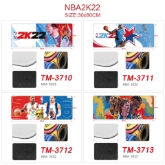 30*80CM 4 Styles NBA2K22 NBA Star Color Printing Cartoon Anime Mouse Pad