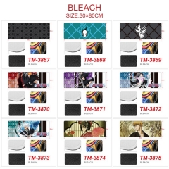 30*80CM 11 Styles Bleach Color Printing Cartoon Anime Mouse Pad