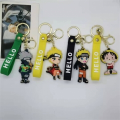 9 Styles Naruto Anime Figure Keychain