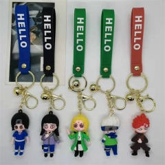 12 Styles Naruto Anime Figure Keychain