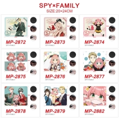 20*24CM 5PCS/SET 13 Styles Spy x Family Color Printing Cartoon Anime Mouse Pad