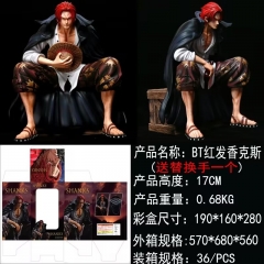 17CM GK One Piece BT Shanks Anime PVC Action Figure Toy