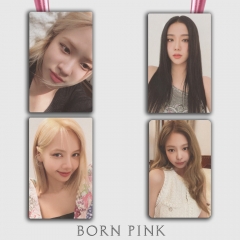 4PCS/SET K-POP BLACKPINK Shut Down Card 5.4*8.6cm