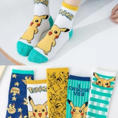 (5PAIRS/SET) Pokemon For Kids/Adult Cartoon Anime Socks
