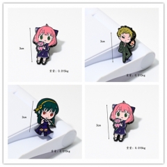 SPY X FAMILY Cartoon Alloy Anime Brooch Badge