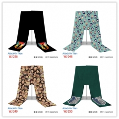 9 Styles Attack on Titan/Shingeki No Kyojin Cartoon Flannelette Material Anime Scarf