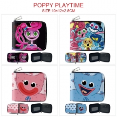 6 Styles Poppy Playtime Anime Short Zipper Wallet Purse