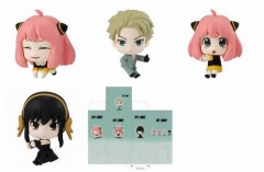 4PCS/SET 3.5CM SPY X FAMILY Data Line Anime PVC Figure