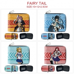 6 Styles Fairy Tail Anime Short Zipper Wallet Purse