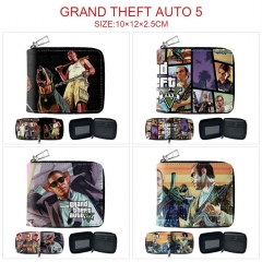 5 Styles Grand Theft Auto Anime Short Zipper Wallet Purse