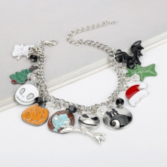 The Nightmare Before Christmas Cosplay Cartoon Anime Bracelet Bangle