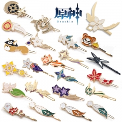 23 Styles Genshin Impact Cosplay Cartoon Anime Hair Clip