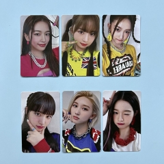 6PCS/SET K-POP IVE AFTER LIK Photocard Lomo Card 5.4*8.6cm