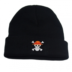 One Piece Cartoon Winter Warm Cap Anime Knitted Hat
