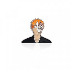 Bleach Kurosaki Ichigo Cosplay Cartoon Anime Brooch Pin
