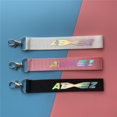 ATEEZ镭射手机绳姓名条 包包挂件钥匙扣Seong Hwa同款手机挂饰