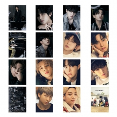 16PCS/SET K-POP BTS Bulletproof Boy Scouts MAP OF THE SOUL ON:E Photocard Lomo Card 5.2*7.4cm