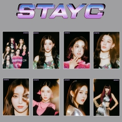 7 Styles K-POP STAYC《SO BAD》Poster Sticker 21*30cm