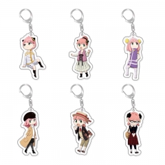 6 Styles SPY X FAMILY Cartoon Acrylic Anime Keychain