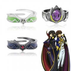 3 Styles Code Geass Cosplay Cartoon Anime Ring