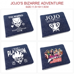 JOJO的奇妙冒险-动漫牛仔布对折二折钱包