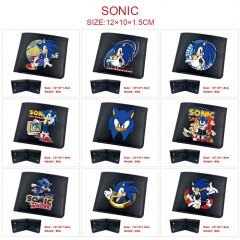 9 Styles Sonic the Hedgehog Cartoon Anime Wallet Purse