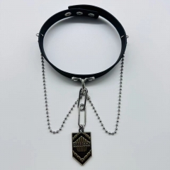 2 Styles Blue Lock Cartoon Anime Alloy Necklace