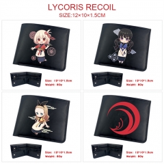 6 Styles Lycoris Recoil Cartoon Anime Wallet Purse