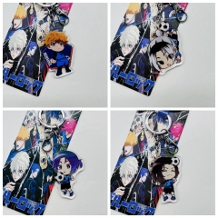 17 Styles Blue Lock Cartoon Anime Acrylic Keychain