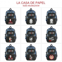 9 Styles La Casa de Papel Anime Backpack Bag