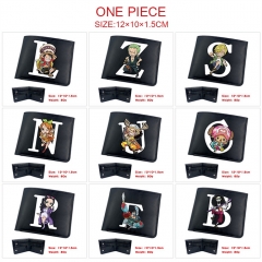 9 Styles One Piece Cartoon Anime Wallet Purse