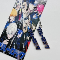2 Styles Blue Lock Cartoon Anime Alloy Earring