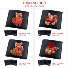 4 Styles Turning Red Cartoon Anime Wallet Purse